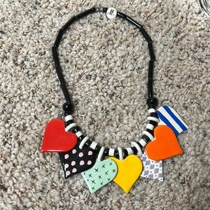 Ceramic Heart Necklace